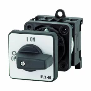   Întrerupător Eaton 3P 25A, montabil în panou, cu 1 contact auxiliar de deschidere + 1 contact auxiliar de închidere P1-25/Z/HI11 - 57863