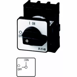   Întrerupător Eaton 3P 32A pentru montare încastrată, cu 1 contact auxiliar de deschidere + 1 contact auxiliar de închidere P1-32/E/HI11 - 62609