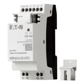 Eaton 24 V c.c., extensie; 4 di/4 do, easy-e4-dc-8te1-197219