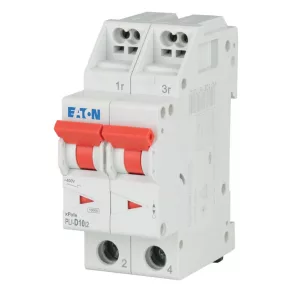   Întrerupător miniatural Eaton, 10 kA, conectabil, buc., l, pli-d10/2-101305