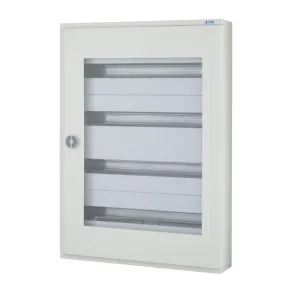   Distribuitor complet Eaton pentru montare pe perete cu ușă transparentă, IP30, bf-ot-4/96-g-c-103111