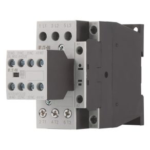   Contactor de putere Eaton, 11 kW/400 V, curent continuu, dilm25-22(rdc24)-106372