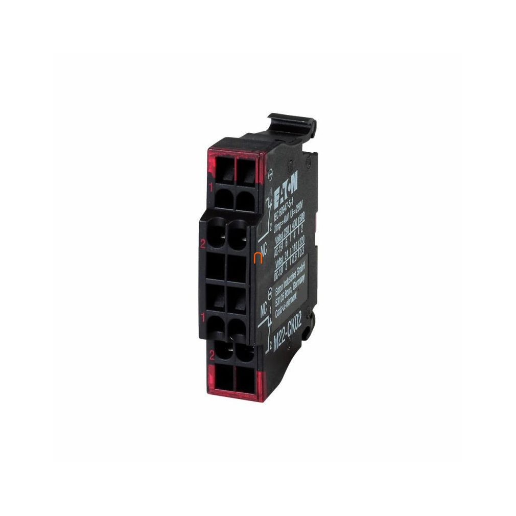 M22-CK02 Érintkezőelem, 2ny, előlapra, feszítőrugós 107899 Eaton