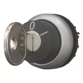   Comutator cu cheie Eaton, două poziții, blocare ms8, m22-wrs-ms8-111789