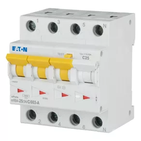   Întrerupător Eaton 4, 5 kA, 3P+N, mrb4-25/3n/c/003-a-120678