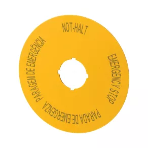 Semn de urgență Eaton, dar, en, es, pt, m22-xak12-121086