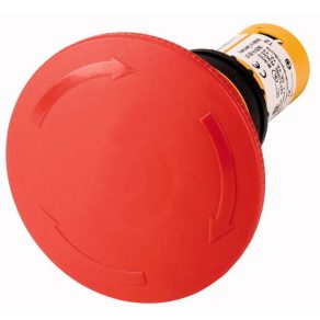   Întrerupător de urgență Eaton, compact, 60 mm, resetabil prin rotire, 1 contact de deschidere + 1 contact de închidere, c22-pvt60p-k11-121612