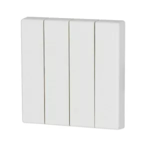 Tastatură albă Eaton 4x 55x55 mm, cwiz-04/01-126050