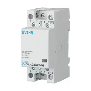   Contactor de instalare Eaton, 3z+1ny, 25 A, 230 V c.a./c.c., cmuc230/25-31-137401
