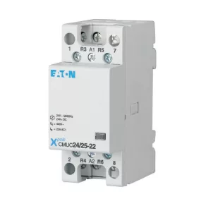   Contactor de instalare Eaton, 2z+2ny, 25 A, 24 V c.a./c.c., cmuc24/25-22-137402