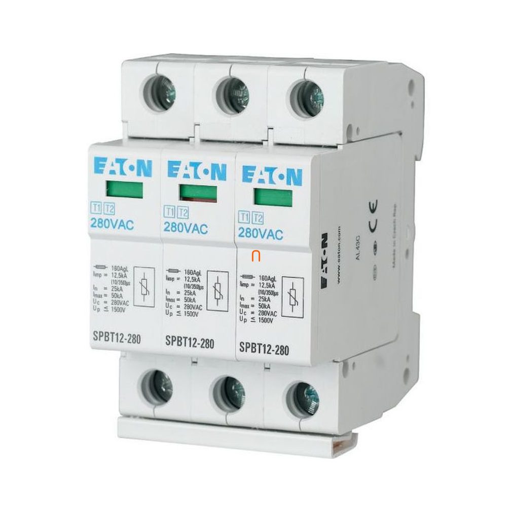 SPBT12-280/3 descărcător de supratensiune de curent B+C 12,5kA TN-C 158330 Eaton