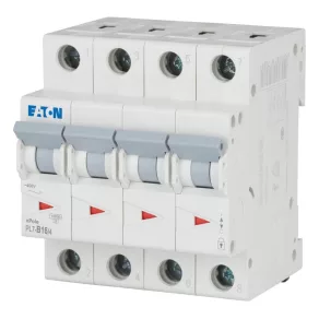   Întrerupător automat miniatural Eaton, 10 kA, cu patru poli, pl7-b16/4-165151