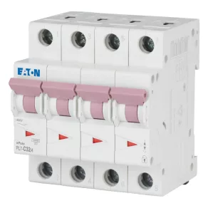   Întrerupător automat miniatural Eaton, 10 kA, cu patru poli, pl7-c32/4-165183
