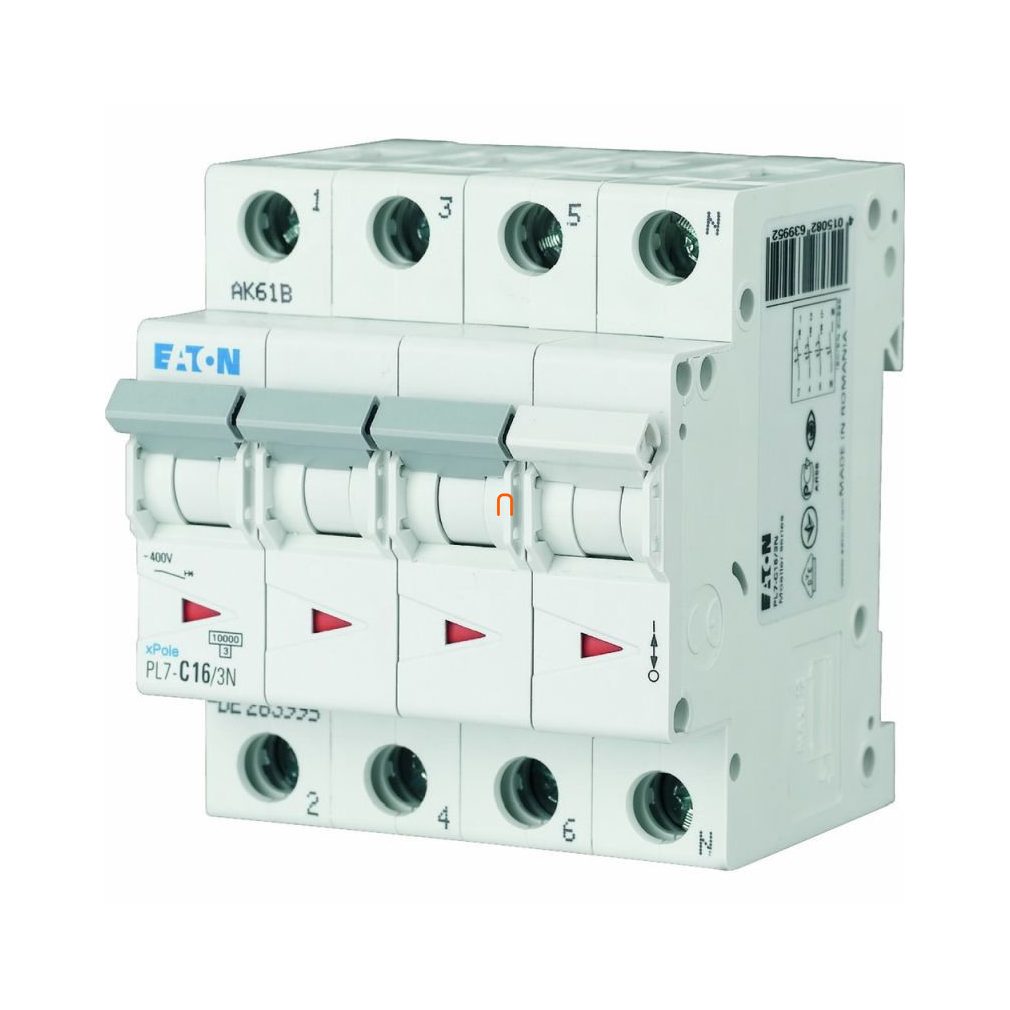 Disjunctor miniatural 3P+N C 4A 10kA PL7-C4/3N (165274)