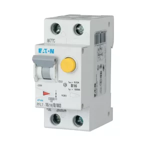   Disjunctor de protecție împotriva supratensiunii Eaton, 10 kA, 1P+N, pfl7-16/1n/c/03-a-165624