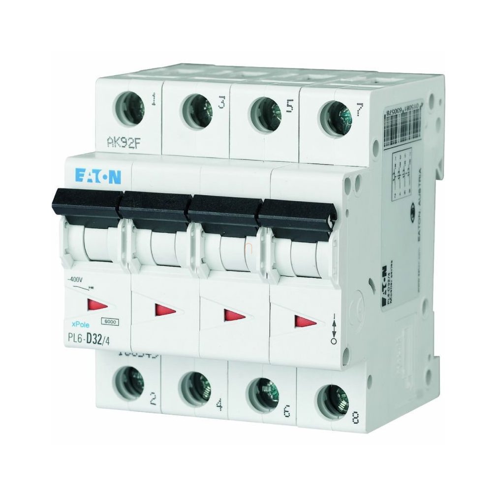 Disjunctor miniatural 4C 32A 6kA PL6-C32/4 166526 Eaton