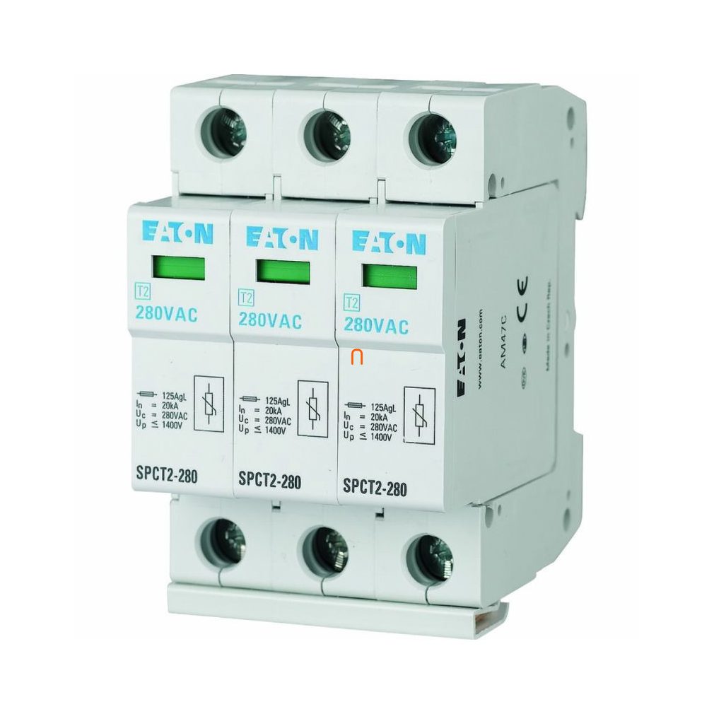 SPCT2-280/4 descărcător complet de supratensiune, C, 4p, Uc=280V AC 167596 Eaton