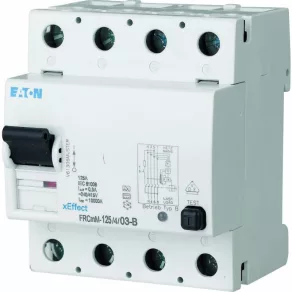   Întrerupător Eaton 10 kA cu patru poli, frcmm-125/4/003-g/b+-171189