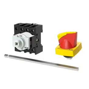   Întrerupător principal Eaton tripol + N 32A cu ax metalic K-line, p1-32/m4/k1-pr/n-172778