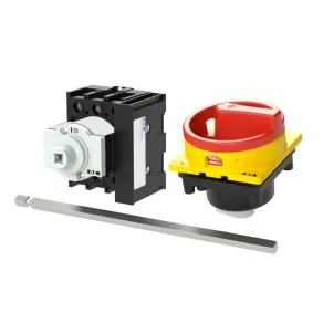   Întrerupător principal Eaton, tripolar, 32 A, ax metalic încorporat +1ny1z, p1-32/m4/svb/hi11-172869