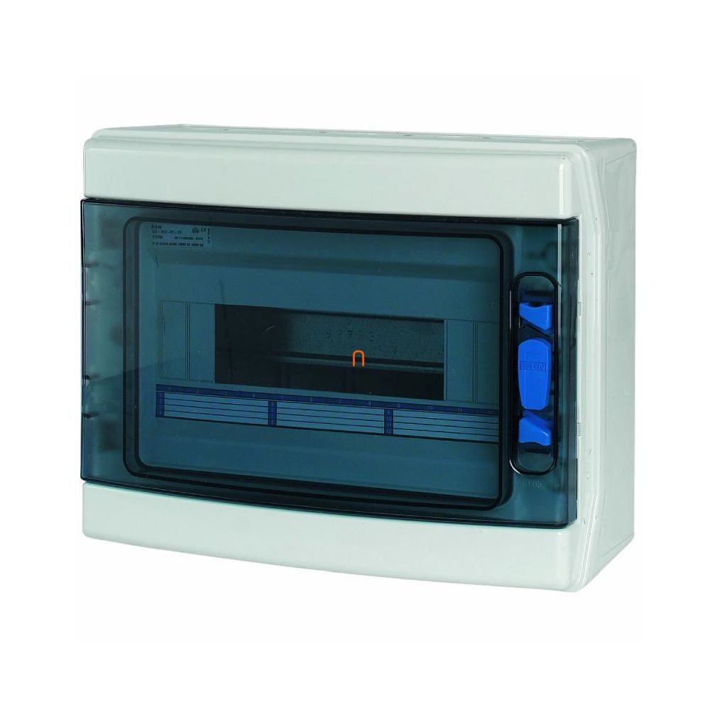 IKA-1/12-ST-UV Distribuitor extern IP65 1 rând 12TE, ușă transparentă, +PE/N 174190 Eaton