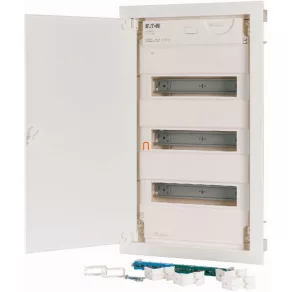  Tablou de distribuție încastrat Eaton, IP30, 3 rânduri, 36 de terminale, borne cu șurub, klv-36ups-f-178818