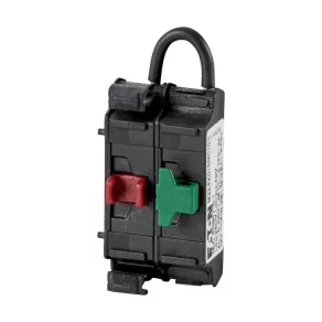   Element de contact cu auto-verificare Eaton, placă de bază 1ny, montat cu șuruburi, m22-fk01smc10-180793