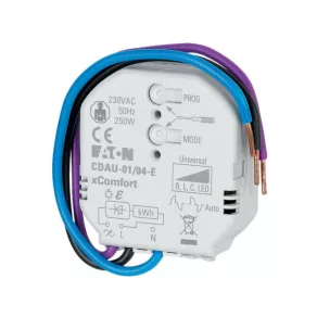   Actuator de reglare a intensității luminoase Eaton, r/l/c/led, 0-250 W + EMS, 230 V c.a., cdau-01/04-e-182445