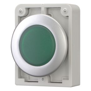   Lampă de semnalizare Eaton, 30 mm, plată, verde, m30c-fl-g-183283