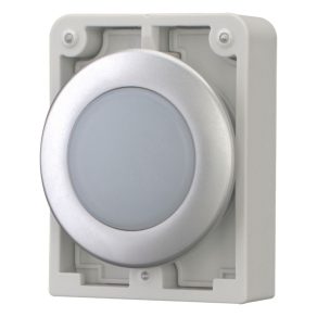   Lampă de semnalizare Eaton, 30 mm, plată, albă, m30c-fl-w-183287