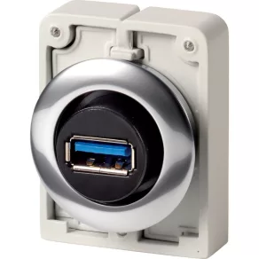   Priză de perete USB Eaton, 30 mm, plată, priză/priză, m30c-fUSB-187082