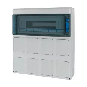   Dulap industrial Eaton, IP65, 18te, 8 capace, ika-c-1/18-st-lid-187352