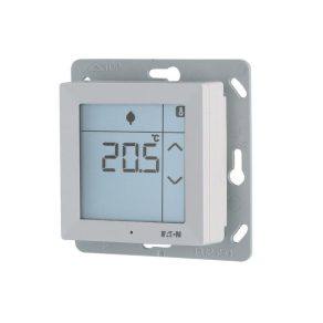   Eaton controler de cameră tactil - controler de temperatură al camerei cu ecran tactil, în culoarea alb alpin lucios (RAL 9016), crca-00/11-187711