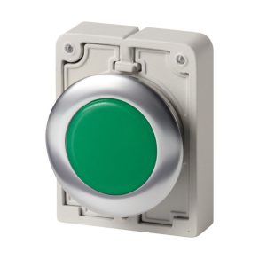  Lampă de semnalizare Eaton, metalică, 30 mm, plată, verde, m30i-fl-g-188044