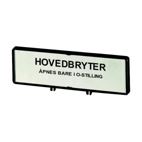 Plăcuță cu etichetă Eaton /t0, t3, p1, zfs70-t0-205539