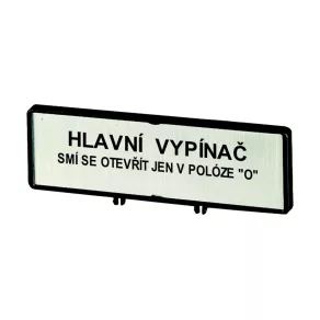 Placă de etichetă Eaton /t0, t3, p1, zfs78-t0-205546