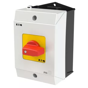   Comutator Eaton on-off, oprire de urgență, tripolar, 20 A, închis, t0-2-1/i1-rt-207082