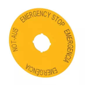 Semn de urgență Eaton, dar, en, es, pt, m22-xak2-216466