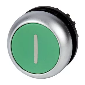 Buton Eaton, plat, verde, m22-d-g-x1-216607