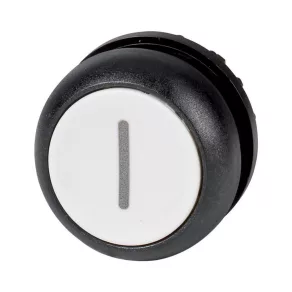 Buton Eaton, plat, alb, m22s-d-w-x1-216612