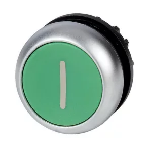Buton Eaton, plat, verde, blocat, m22-dr-g-x1-216630
