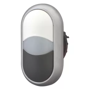   Buton dublu de iluminare Eaton (alb-negru), m22-ddl-ws-216704