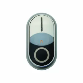   Buton dublu de iluminare Eaton (alb-negru, 1-0), m22-ddl-ws-x1/x0-216706