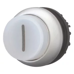   Buton iluminat Eaton, înalt, alb, blocat, m22-drlh-w-x1-216807
