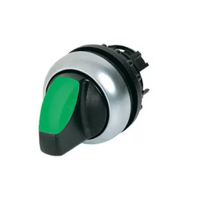   Comutator selector iluminat Eaton, trei poziții, verde, m22-wlk3-g-216837