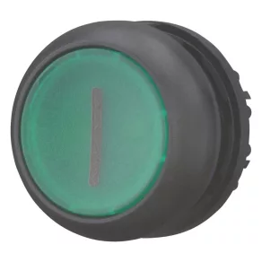 Buton iluminat Eaton, plat, verde, m22s-drl-g-x1-216960
