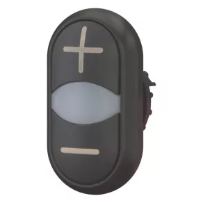   Buton dublu iluminat Eaton, buton + lumină evidențiată, m22s-ddl-s-x4/x5-218146