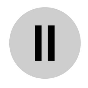   Placă iluminată cu buton apăsat Eaton, m22-xdlh-w-x2-218344