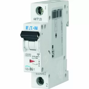   Întrerupător de mică putere Eaton, 6 kA, 1P, faz6-c2/1-239031