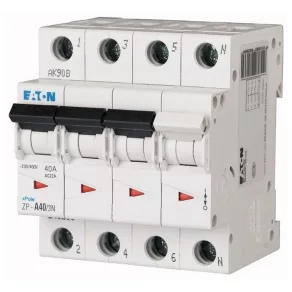 Întrerupător Eaton, trei poli + neutru, zp-a40/3n-248266